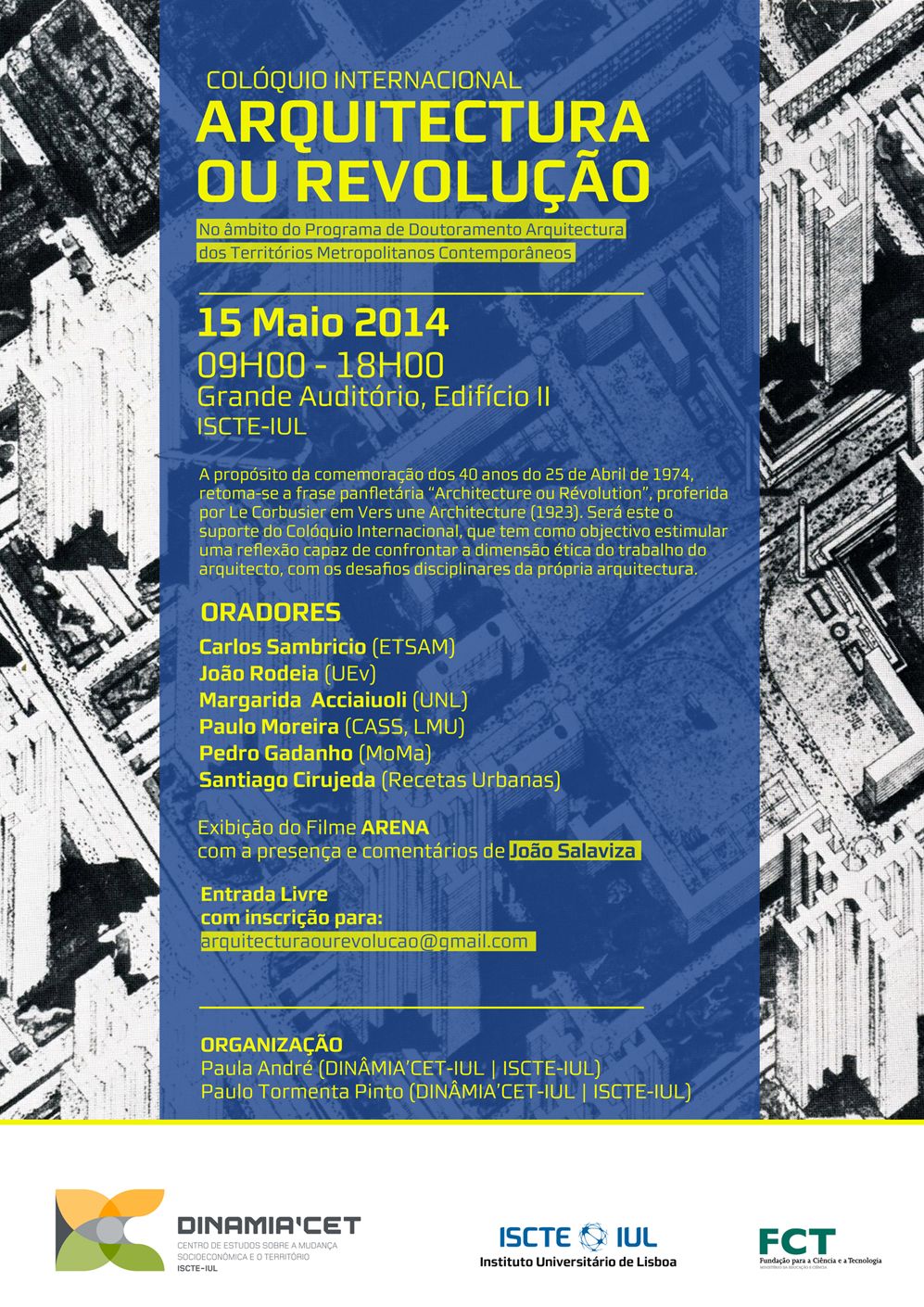 Colóquio Internacional Arquitectura ou Revolução