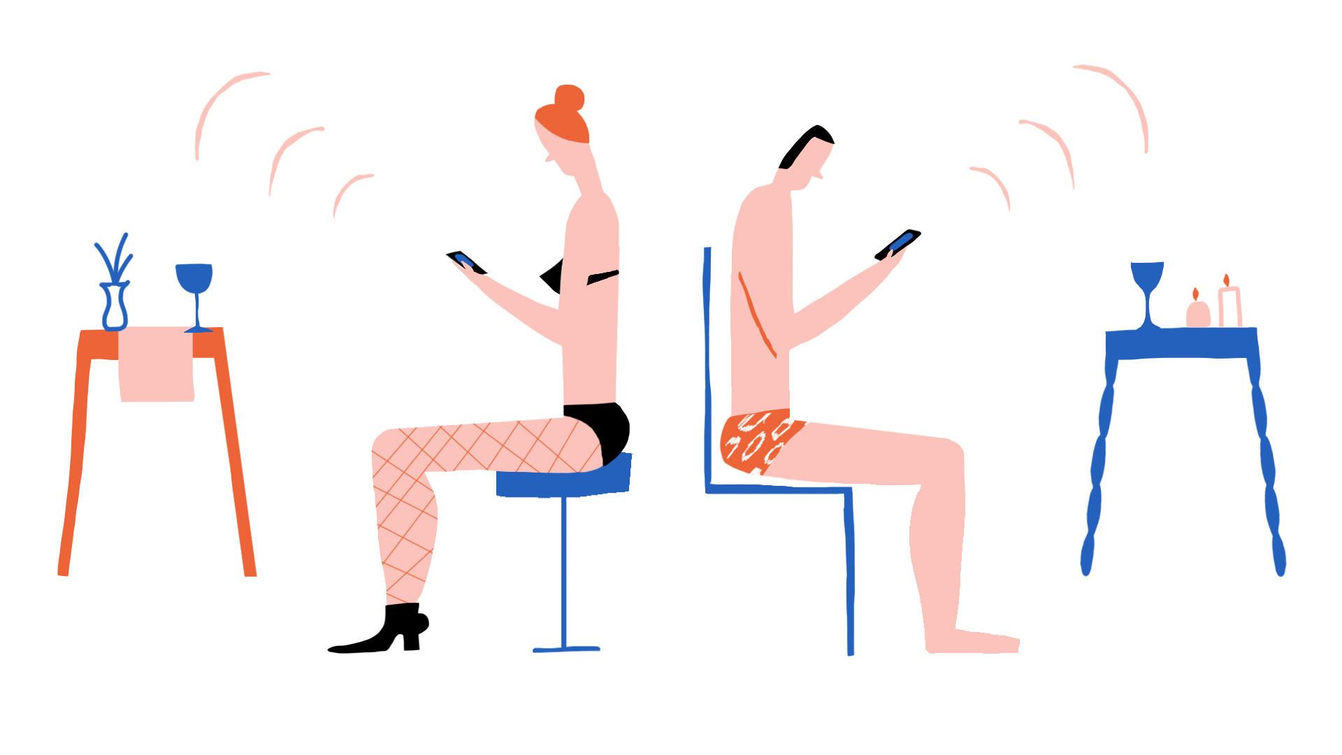 Dating through a screen