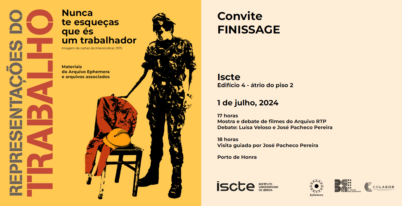 Encerramento da Exposição "Representações do Trabalho"