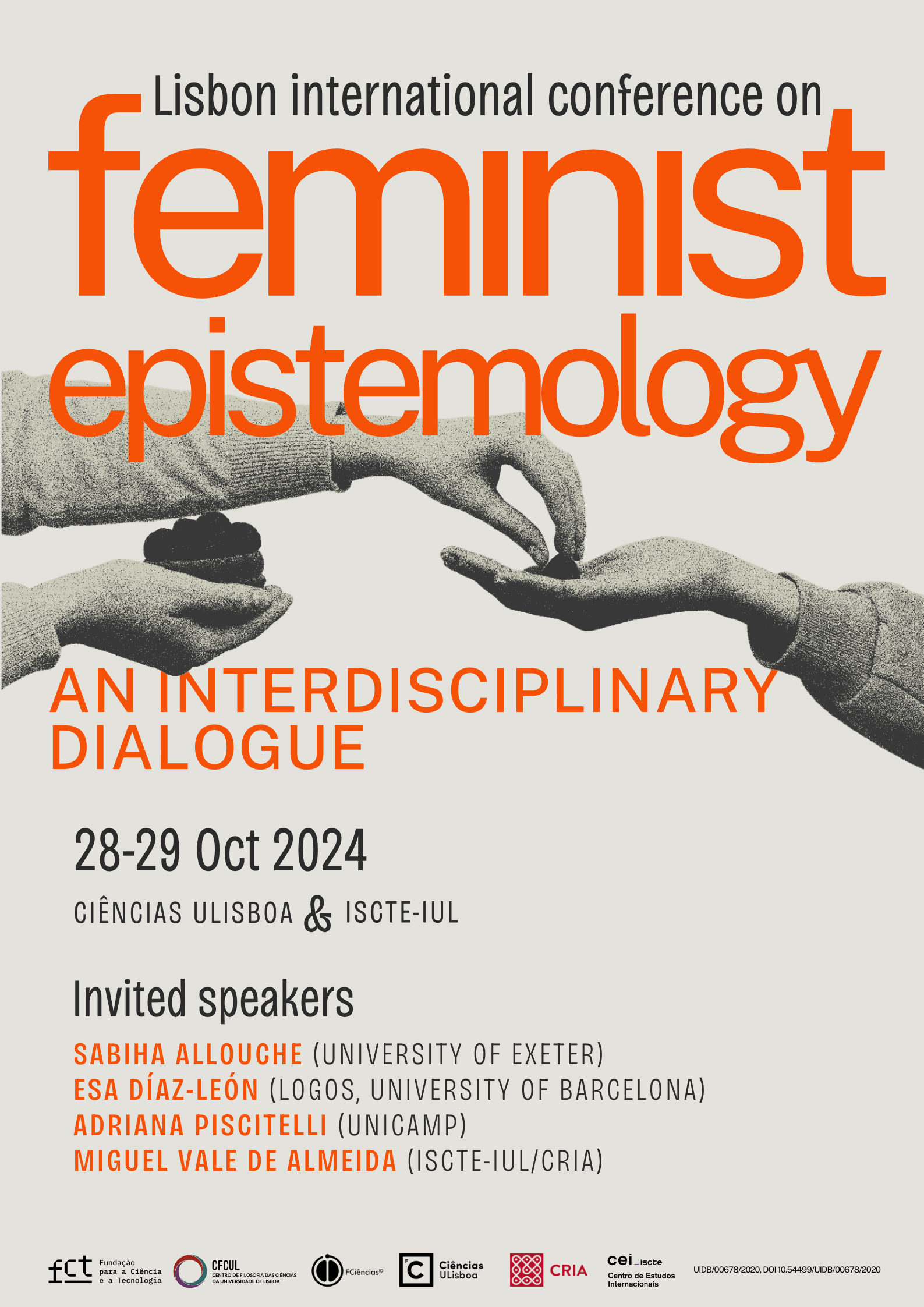 Lisbon Conference on Feminist Epistemology: An Interdisciplinary Dialogue