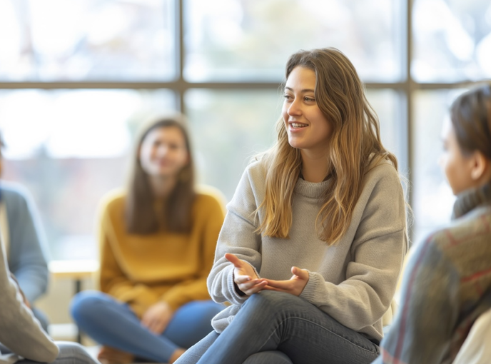 Conversas sobre saúde mental para estudantes