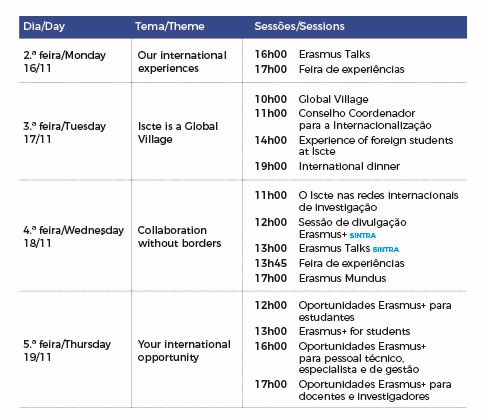 Global Week em novembro no Iscte
