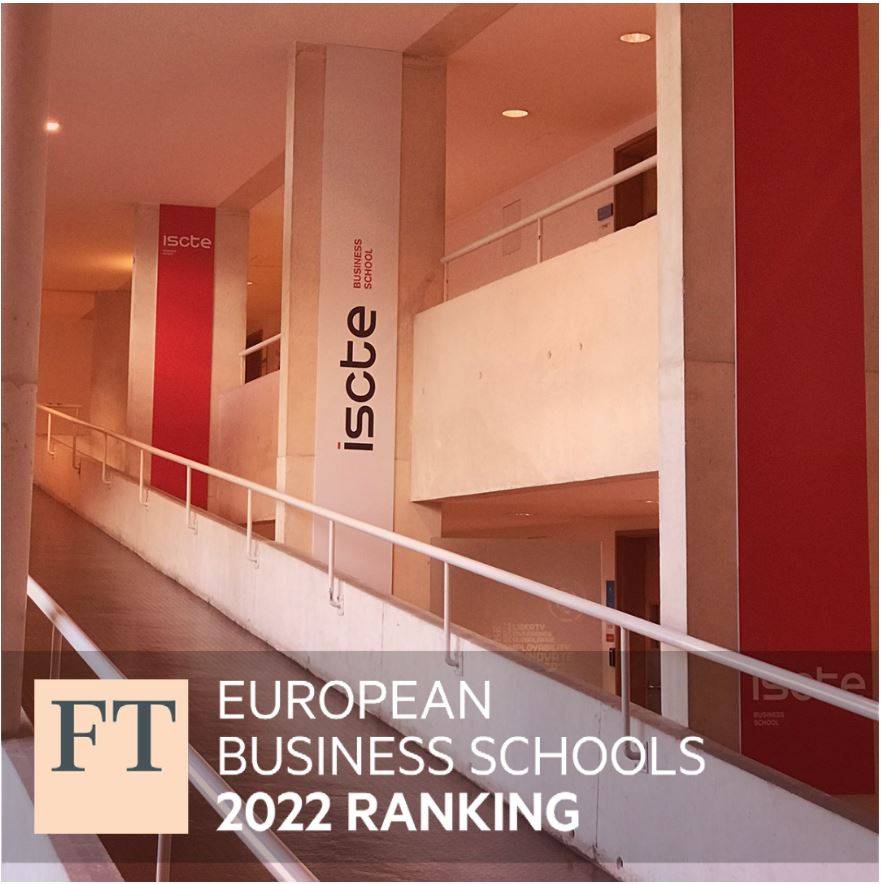Iscte Business School sobe 10 lugares no ranking Financial Times