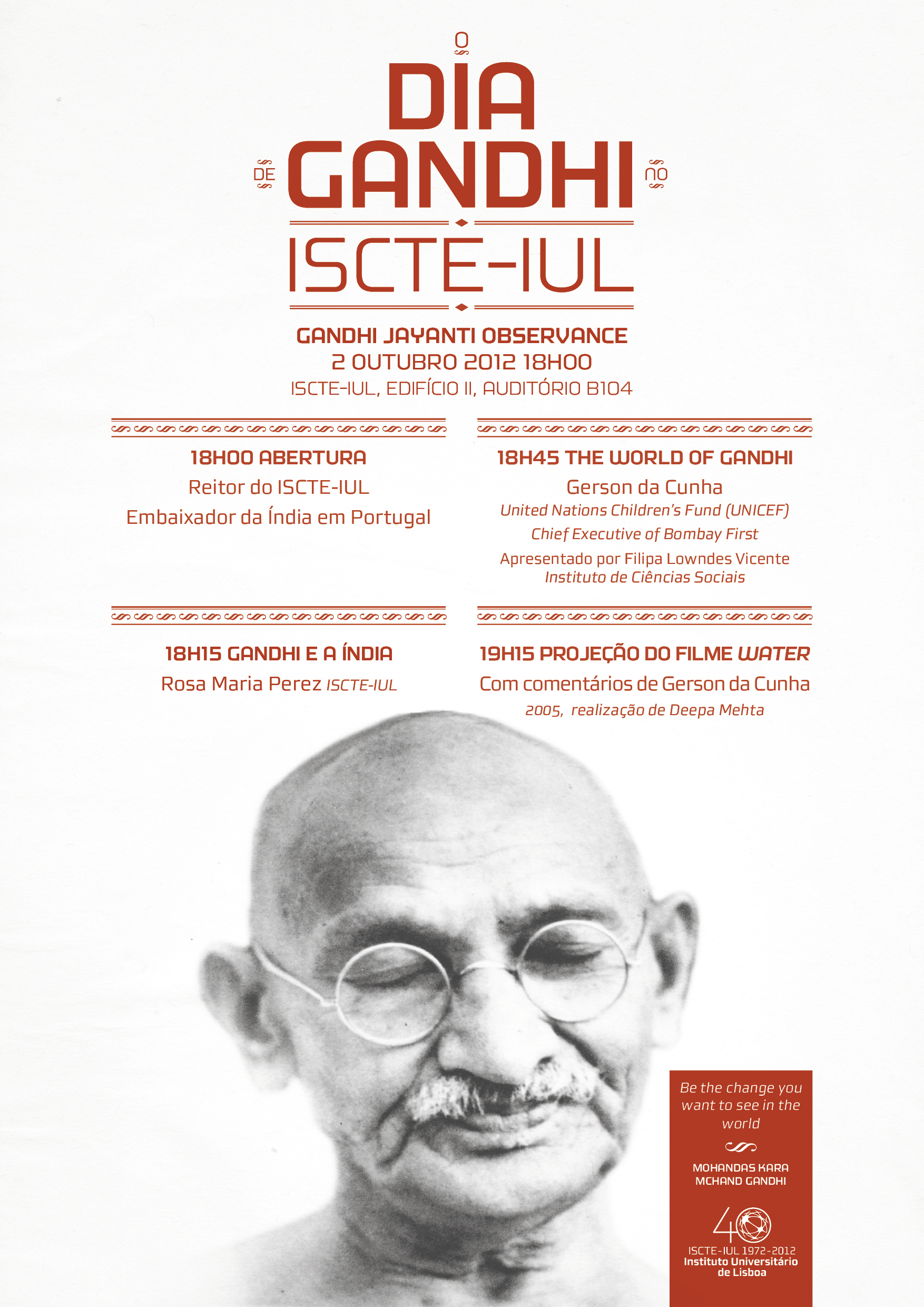 Dia GANDHI no ISCTE-IUL